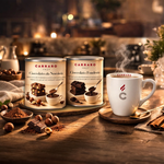 CARRARO Cocoa Powder Value Twin Pack C &ndash; CLASSIC Chocolate & HAZELNUT Chocolate Flavors ‼️ Free Mug Included ‼️, , large
