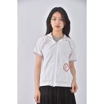 (S) anna sui質感連帽白色外套二手衣, , large