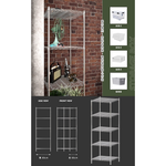 【Y HOUSE】60x60x180公分 超強耐重五層鐵架 荷重型層架 置物架, , large