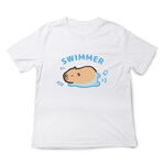 JZ TEE Capybara-Swimming Graphic Tee, , large