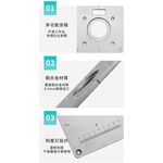 Woodworking edge trimming machine inverted plate workbench - random color, , large