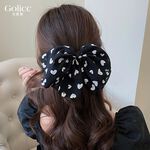 【Gulicc 】古莉可 髮夾 氣質愛心大蝴蝶彈簧夾, , large