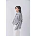 (XL) ystrive排扣灰色長袖上衣二手衣, , large