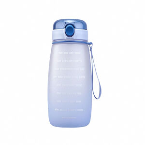 Drinking straw water bottle 1L