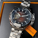 [星晴錶業]GiorgioFedon1919手錶,46mm,GF00068古銅色錶面銀錶殼銀色精鋼錶帶款, , large