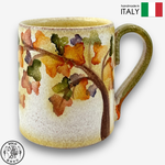【SOLO Vintage】Modigliani Italian Pottery 380ml Mug Coffee Mug Wine Mug Autumn Leaves Series Handmade Made in Italy, , large