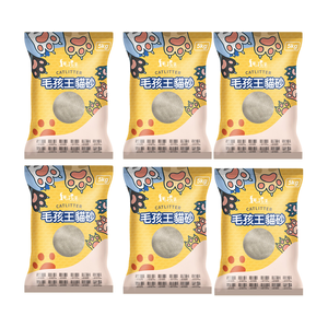 【毛孩王】強效除臭 強力凝結 貓砂5kgX6包(粗砂/香味任選)
