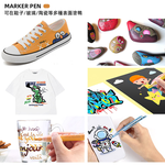 【上手家居】莫蘭迪色丙烯馬克筆-12色 12色(彩色筆/丙烯麥克筆/馬克筆丙烯/彩繪筆/丙烯筆/繪畫筆), , large