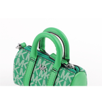 Michael Kors 塗層帆布波士頓包造型吊飾/鑰匙圈/棕梠綠, , large
