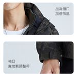 DZRZVD杜戛地【出清！】97001男款兩件式外套上下雙開式主拉鍊 衝鋒衣 印花款, , large