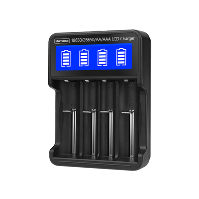 KANDO 18650 26650 3號 4號 充電電池 液晶顯示 四槽充電器 (L465)