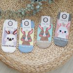 [Kaimei Cotton Industry] 8 pairs of sets, random and excellent, made in Korea, pure cotton fine needle Korean style style socks - super cute bunny style Kaimei Cotton Industry, , large