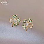 【Gulicc】古莉可 耳環 幸運草耳釘, , large