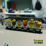 [巴果果]直排子彈杯架  一口杯架  烈酒杯架  啤酒杯架 酒吧KTV塑膠圓孔  透明亞克力圓形6孔HJY02587-01, , large