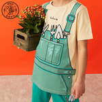 【SOLO Vintage】Boys Garden T-Shirts Shorts Set Pajamas Made in Turkey 3-4y, , large