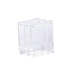 【上手家居】磁吸相框 3件組 透明3入 8x12cm(壓克力相框/拍立得相框/磁吸卡磚/透明相框/壓克力框), , large