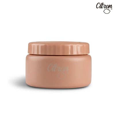 官方直營【Citron】雙層食品保溫罐 浪漫粉