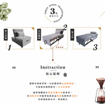 【Hampton 漢汀堡】莫里斯單人沙發床-貓抓布-午夜灰, , large