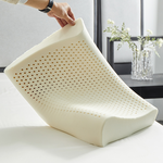 【Betrise】Curved | Thailand imported natural neck series latex pillow, , large