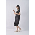 (S) anna sui蝴蝶結黑色洋裝二手衣, , large