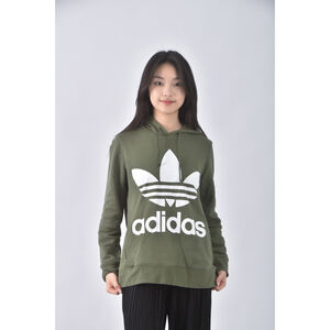 (M) adidas運動棉質連帽綠色長袖上衣二手衣