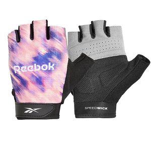Reebok女用速乾健身手套(迷幻粉)<M>
