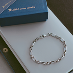Fearless Sterling Silver Bracelet, , large