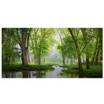 【御畫房】秘境 國家一級畫師手繪油畫60×120cm(VF-134), , large