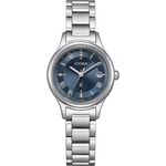 CITIZEN 星辰 XC 輕奢光 深邃藍 超級鈦 光動能電波女錶 ES9490-61L, , large