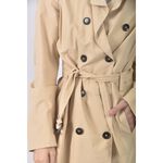 (M) united colors of benetton質感風衣杏色外套二手衣, , large