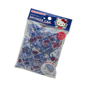 日本進口單層浴帽-Hello Kitty/庫洛米-3入
