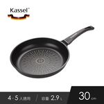 韓國Kassel 鑽石超導熱不沾平底鍋-30cm(瓦斯爐、電磁爐適用款、不挑爐具), , large
