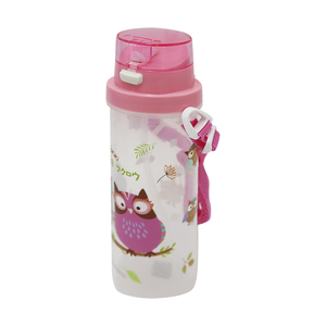 PoPoKiKi吸管水壺-500ml-粉色-2支