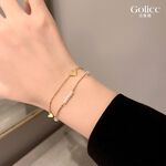 【Gulicc】古莉可 手鍊  ins風復古雙層珍珠手鍊, , large
