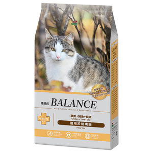 【Balance 博朗氏】挑嘴貓飼料7kg-雞肉＋鮪魚＋鱈魚
