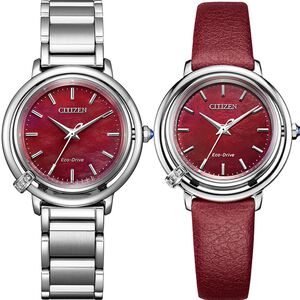 CITIZEN 星辰 L系列 曙光 光動能鑽石女錶 附贈皮革錶帶 EM1090-78X