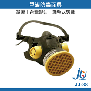 鉅玉經典｜SD-502單罐防毒面具 盒裝 歐堡牌 單濾罐 防毒口罩 活性碳 專業 重型濾罐口罩 JJ-88