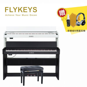 【到府安裝】FLYKEYS FK100 折蓋型 88鍵電鋼琴 多色款 贈升降琴椅【敦煌樂器】