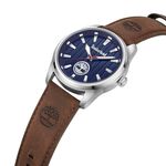 Timberland 天柏嵐 NORTHBRIDGE系列 條紋經典三針腕錶 手錶-藍 TDWGA0010203, , large