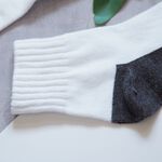 [Kaimei Cotton] 8 pairs of MIT Taiwan-made antibacterial and deodorizing pure cotton student socks, , large