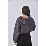 (XL) xenra質感連帽灰色長袖上衣二手衣, , large