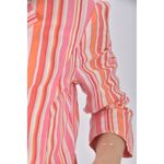 (S) united colors of benetton條紋粉色外套二手衣, , large