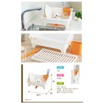 【H&R安室家】日系瀝水碗盤架 KSF12, , large
