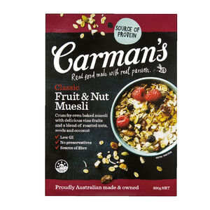 澳洲Carmans經典水果早餐穀片-500g