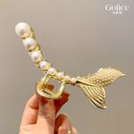 【Gulicc】古莉可 髮夾 珍珠鑲鑽美人魚尾髮夾, , large