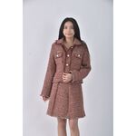(L) 【金莎私服】huaershow小香風質感紅色套裝二手衣, , large