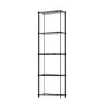 KIWISH 60x30x210H Black 5-Tier Wire Shelving Unit | Heavy Duty Metal Storage Rack | Made in Taiwan, Free Shipping, , large
