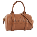 MARC JACOBS 粒面皮革迷你波士頓二用包/堅果棕, , large