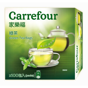 家樂福綠茶袋茶