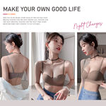 [夢巴黎] 一片式無痕半杯內衣 無鋼圈內衣 無肩帶內衣 平口內衣 無痕內衣 美背內衣 女生內衣 女內衣 內衣 胸罩, , large